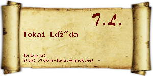 Tokai Léda névjegykártya